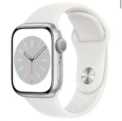 Apple Watch 8 41mm Silver - фото 13340