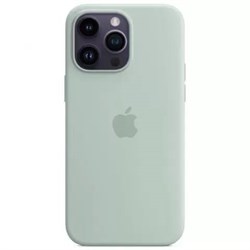 Чехол накладка iPhone 14 Pro 6.1" Silicone Case MagSafe Succulent - фото 17310