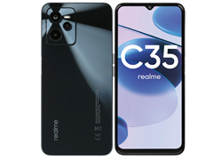 Realme C35 4/64GB Black 5qBxl3hXgEnkeE2Yuq5c30 - фото 17494