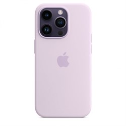 Чехол накладка iPhone 14 Pro Max 6.7" Silicone Case MagSafe Lilac - фото 18516