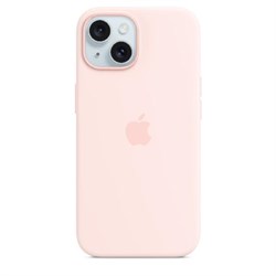 Чехол накладка iPhone 15 Silicone Case MagSafe Light Pink Dm3TRxkIjmwO7yYPthOsM3 - фото 22612