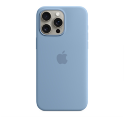 Чехол накладка iPhone 15 Pro Max Silicone Case MagSafe Blue Oycd844hgqlngxuMq86972 - фото 22621