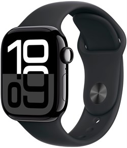 Apple Watch Series 10 42mm Jet Black Sport Band asX9RB5Yj790yXI2RxQBV3 - фото 23172