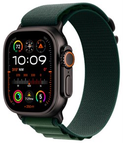 Apple Watch Ultra 2 49 мм Black Titanium Case / Green Alpine Loop efaCkSAjgJgg3kUsRtJAp0 - фото 23376