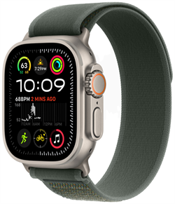 Apple Watch Ultra 2 49 мм Natural Titanium Case / Green Trail Loop A9lQnWsfhQfKOHhYAa4xx1 - фото 23380