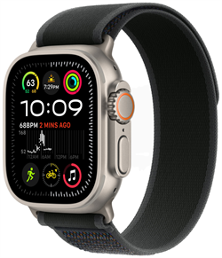 Apple Watch Ultra 2 49 мм Natural Titanium Case / Black Trail Loop ZODPfzpDjna79k0QvHiMn3 - фото 23386