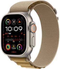 Apple Watch Ultra 2 49 мм Natural Titanium Case / Tan Alpine Loop 2sXSnJJVhOlGtGpzPuKW01 - фото 23390