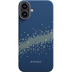 Чехол PITAKA StarPeak Tactile Woven Case Milky Way Galaxy для iPhone 16 jFCidqTThPa5XenWovTki3 - фото 27899