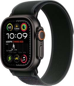Apple Watch Ultra 2 49 мм Black Titanium Case / Black Trail Loop (M/L) yVEr7KfLj5bJeQvuo83b83 - фото 28358