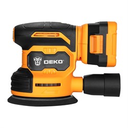 Аккумуляторная эксцентриковая шлифмашина Deko DKCG20-125, 20В, 1*2.0Ач 063-4022 063-4022 - фото 28731