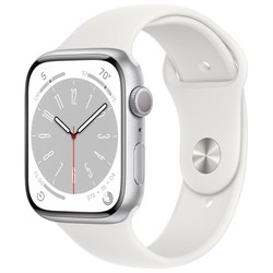 Apple Watch 8 45mm Silver Sport Band nz0HZLfGjVg3cS6HKedLz1 - фото 29874