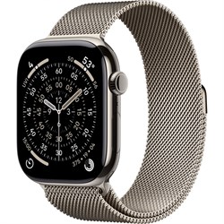 Apple Watch Series 11 46mm Natural Titanium Case with Natural Milanese Loop (S/M) 9zLimZIXiKYX4sfdBYUvW1 - фото 34903