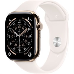 Apple Watch Series 11 46mm Rose Gold Aluminum Case with Light Blush Sport Band (M/L) PWMx2KYpgmYEQToJ4Uwb90 - фото 34905