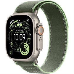 Apple Watch Ultra 3 2025 49mm Natural Titanium Case with Green/Neon Trail Loop (M/L) 2EzNZ-azgChrQd9yDQh731 - фото 35008