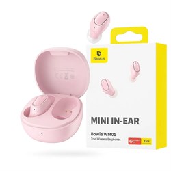 Наушники Baseus Encok True WM01 Pink FakNS9oLjOtlHA0gY9ooy2 - фото 38963
