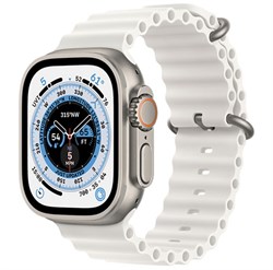 Apple Watch Ultra 49 mm Titanium White Ocean Band - фото 9407