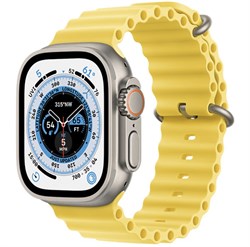 Apple Watch Ultra 49 mm Titanium Yellow Ocean Band - фото 9463