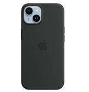 Чехол накладка iPhone 14 6.1" Silicone Case Magsafe + iC Midnight