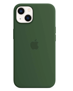 Чехол накладка iPhone 13 6.1" Silicone Case (Magsafe IC) Clover