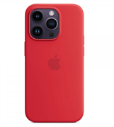 Чехол накладка iPhone 14 Pro 6.1" Silicone Case Magsafe + iC Product Red