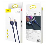 кабель Baseus USB-Lightning 1м  CALKLF-BV3 Синий/Золотистый