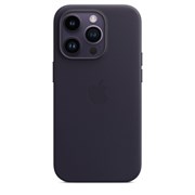 Чехол накладка iPhone 14 Pro Max Leather Case (Magsafe IC) Deep Violep v1OB2fRCiisrlG-DxTIEP2