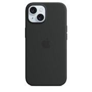 Чехол накладка iPhone 15 Silicone Case MagSafe Black