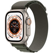 Apple Watch Ultra 49mm Titanium Green Alpine Loop