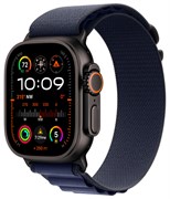 Apple Watch Ultra 2 49 мм Black Titanium Case / Navy Alpine Loop -BByqfHnixwzvaGTVudYx2