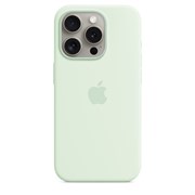 Чехол накладка iPhone 15 Pro Max Silicone Case MagSafe Soft Mint xvvMrH5AhTC-fjb0M7JD32