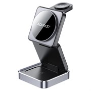 БЗУ AceFast E20 Desktop 3-in-1 Wireless Charging Holder Black OMBN-tHCjdH-9dThvMVxY0