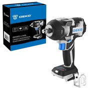 Аккумуляторный гайковерт Deko ZKIS20 PRO MAX, 20В, 2*5.0Ач, 950 Нм, в кейсе 083-1088 083-1088