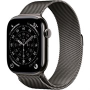 Apple Watch Series 11 42mm Slate Titanium Case with Slate Milanese Loop issUFwqthpzNZLJNYJsdx0