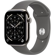 Apple Watch Series 11 46mm Natural Titanium Case with Stone Gray Sport Band (S/M) A8QNWGjOhriaXXvfma0523
