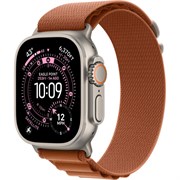 Apple Watch Ultra 3 2025 49mm Natural Titanium Case with Terra Cotta Alpine Loop (M) eMSVaidXihvKbnMuQLRry0