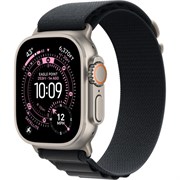 Apple Watch Ultra 3 2025 49mm Natural Titanium Case with Black Alpine Loop (L) -StROlNTj0qM0IuaBvklL3