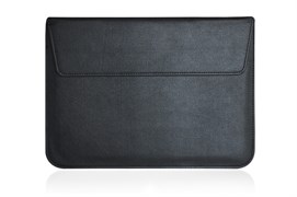 Чехол конверт MacBook 13-14" All modes Gurdini Sleeve с подставкой эко-кожа Черный