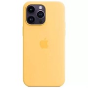 Чехол накладка iPhone 14 Pro 6.1" Silicone Case MagSafe Sunglow