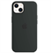 Чехол накладка iPhone 13 6.1" Silicone Case (Magsafe IC) Midnight - фото 18278
