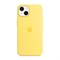 Чехол накладка iPhone 13 6.1" Silicone Case (Magsafe IC) Lemon Zest - фото 21613
