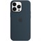 Чехол накладка iPhone 13 Pro Max Silicone Case MagSafe Abyss Blue Rx-MeVHChrJP01oqqaaN-3 - фото 23463